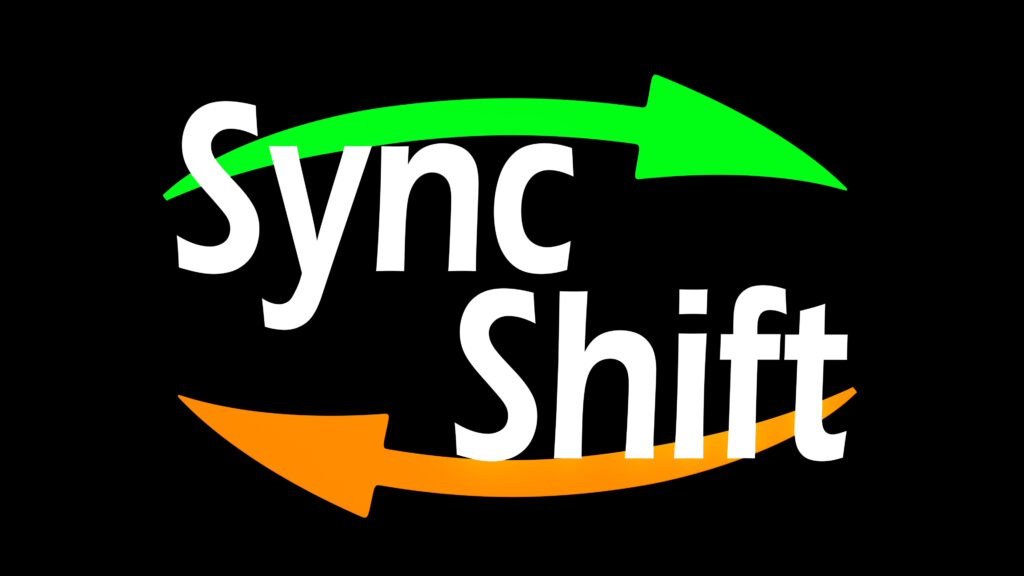 Sync Shift Logo - Zeiterfassungsapp